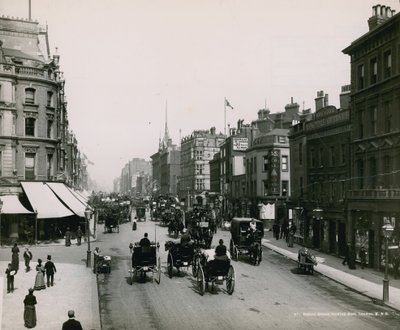 Oxford Street, London, Blick nach Osten von English Photographer